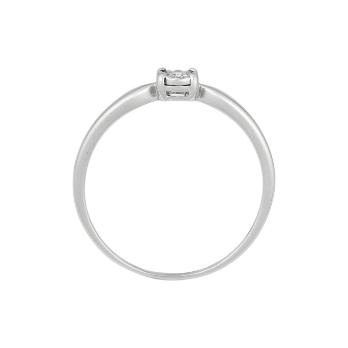 Кольцо из золота 585 пробы c бриллиантом, Л 6103 2104 за 11600