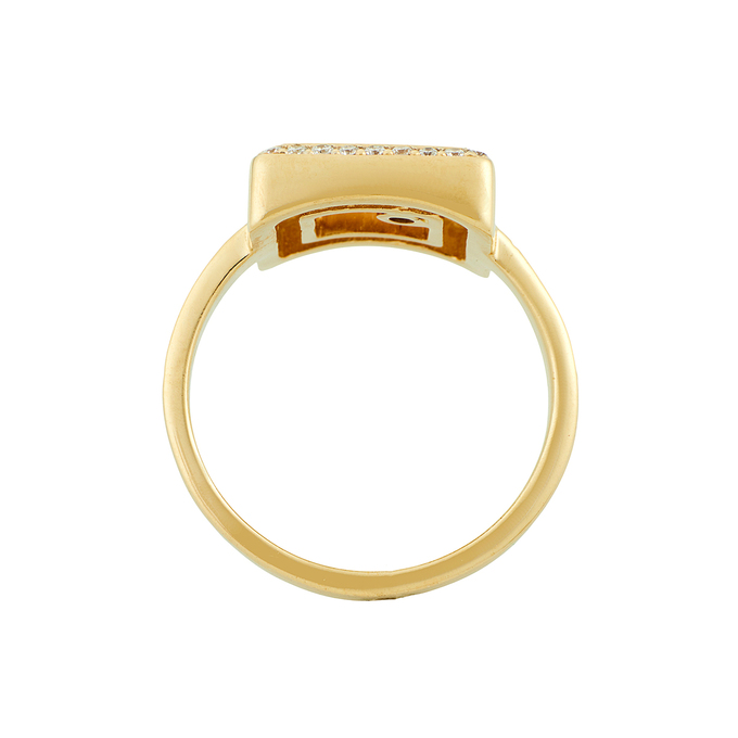 Кольцо из золота 585 пробы c бриллиантами, Л 3700 2828 за 80500