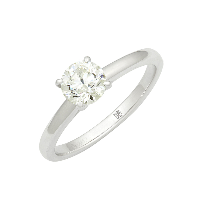 Кольцо из золота 585 пробы c бриллиантом, Л 2811 5662 за 141200