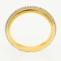 Кольцо из желтого золота 750 пробы c 62 бриллиантами Л45066677 фото 2