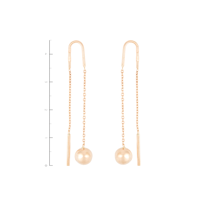 Серьги из золота 585 пробы