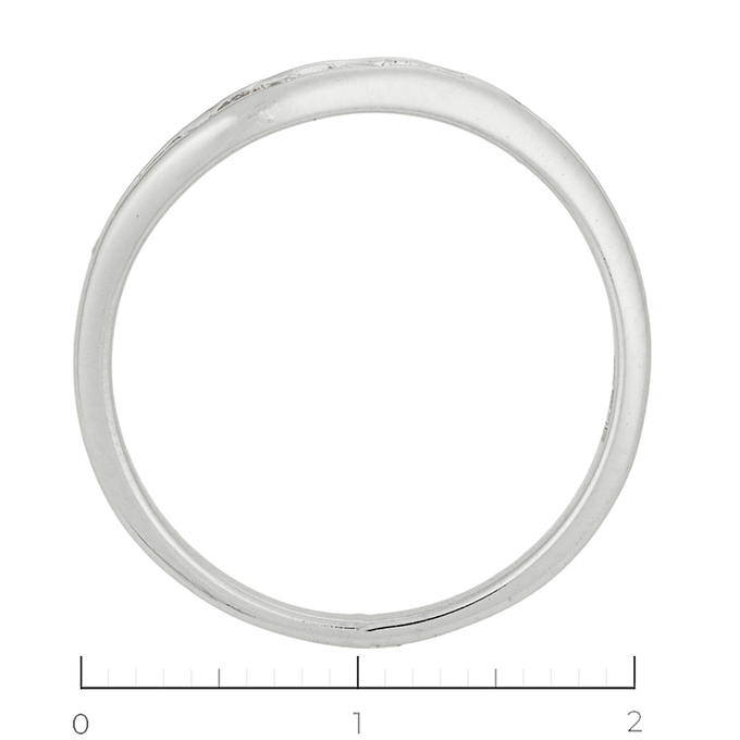 Кольцо из белого золота 585 пробы c 5 бриллиантами, Л 4507 2628 за 13930