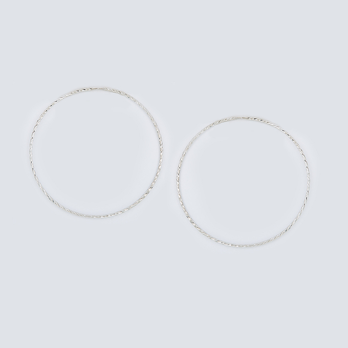 Серьги из белого золота 585 пробы