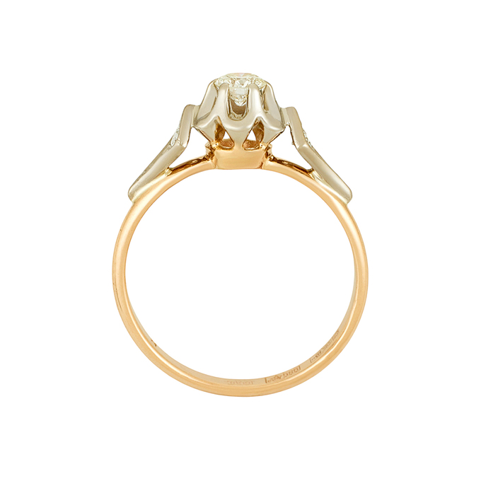 Кольцо из золота 585 пробы c бриллиантами, Л 4807 2136 за 68800