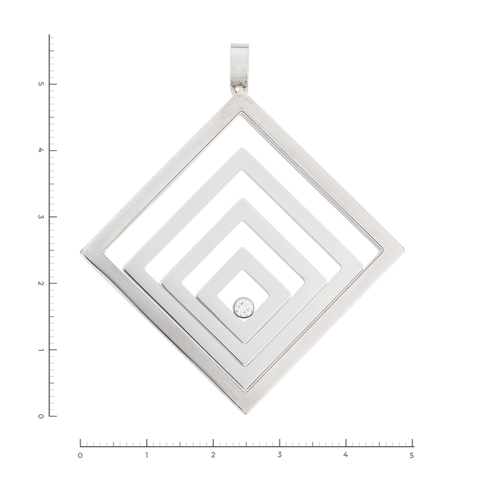 Подвеска из золота 750 пробы c бриллиантом, Л 2313 2963 за 340000