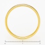 Кольцо из желтого золота 750 пробы c 5 бриллиантами Л33082060 фото 4