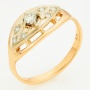 Кольцо из комбинированного золота 585 пробы c 7 бриллиантами Л45065693 фото 1
