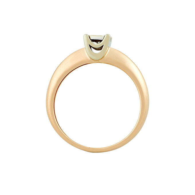 Кольцо из золота 585 пробы c бриллиантом, Л 6602 7280 за 31120