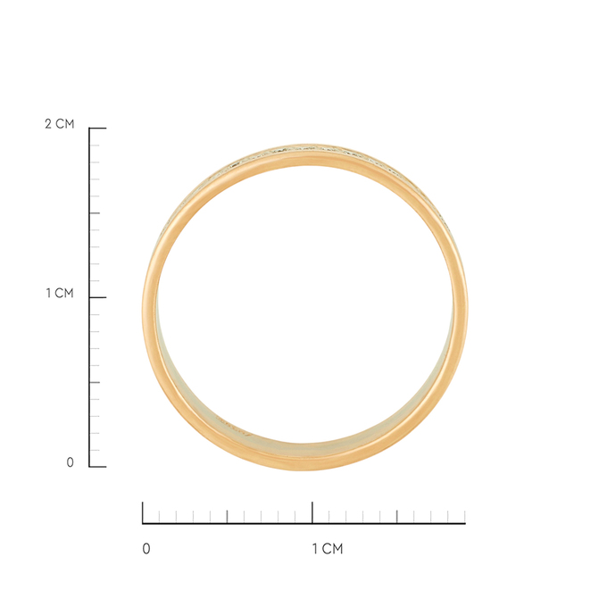 Кольцо из золота 585 пробы c бриллиантами, Л 1615 8606 за 34320