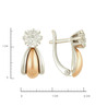 Серьги из золота 585 пробы с бриллиантами