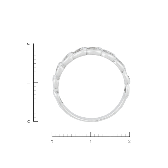 Кольцо из белого золота 585 пробы, Л08083753 за 11640
