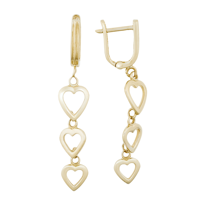 Серьги из золота 585 пробы