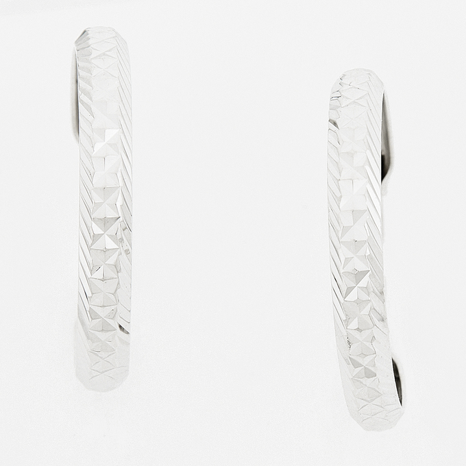 Серьги из белого золота 585 пробы