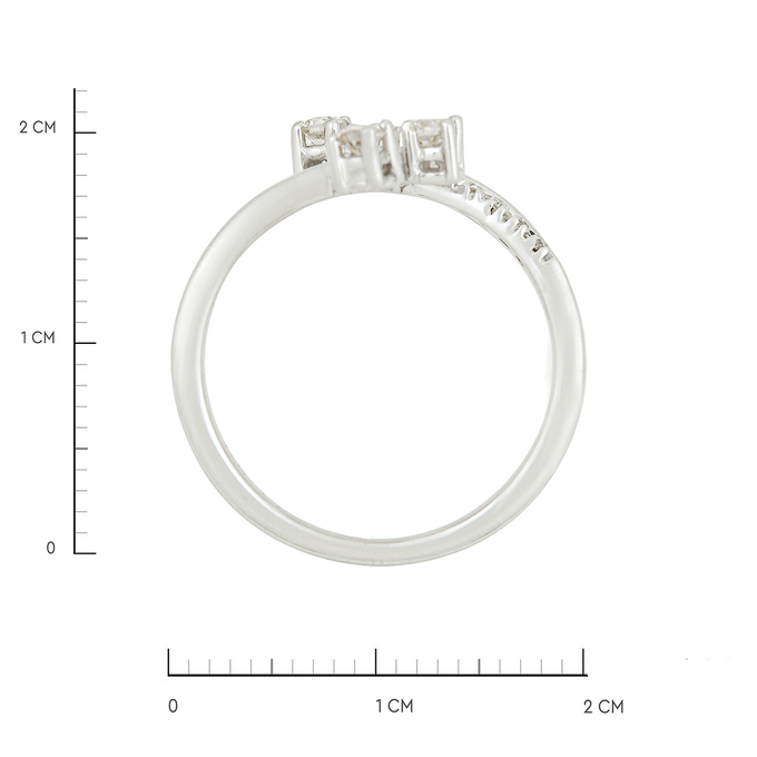 Кольцо из золота 750 пробы c бриллиантами, Л 2811 7530 за 75000