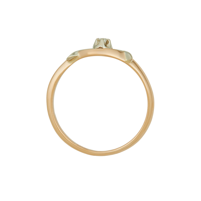 Кольцо из золота 585 пробы c бриллиантом, Л 6302 5658 за 31920