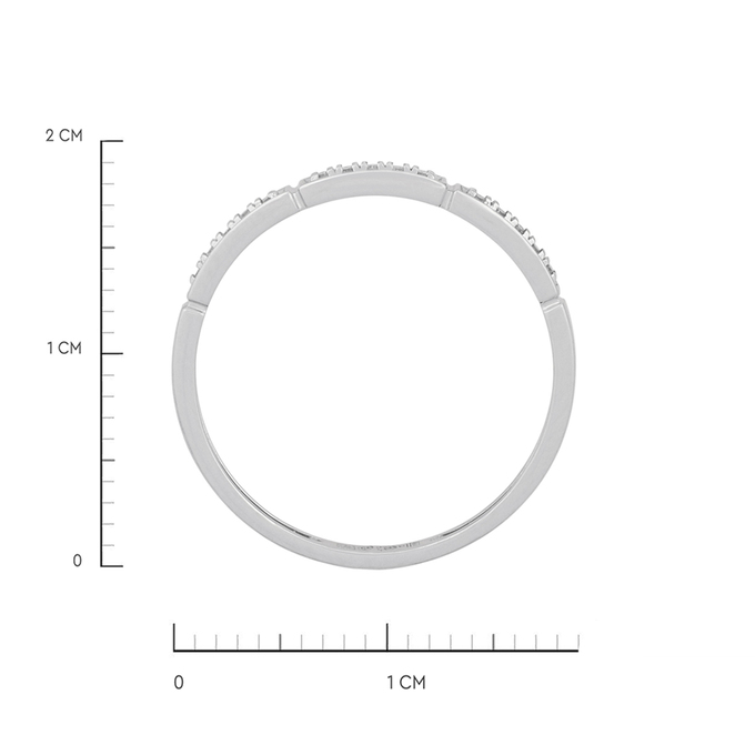 Кольцо из золота 585 пробы c бриллиантами, Л 4107 3408 за 14320