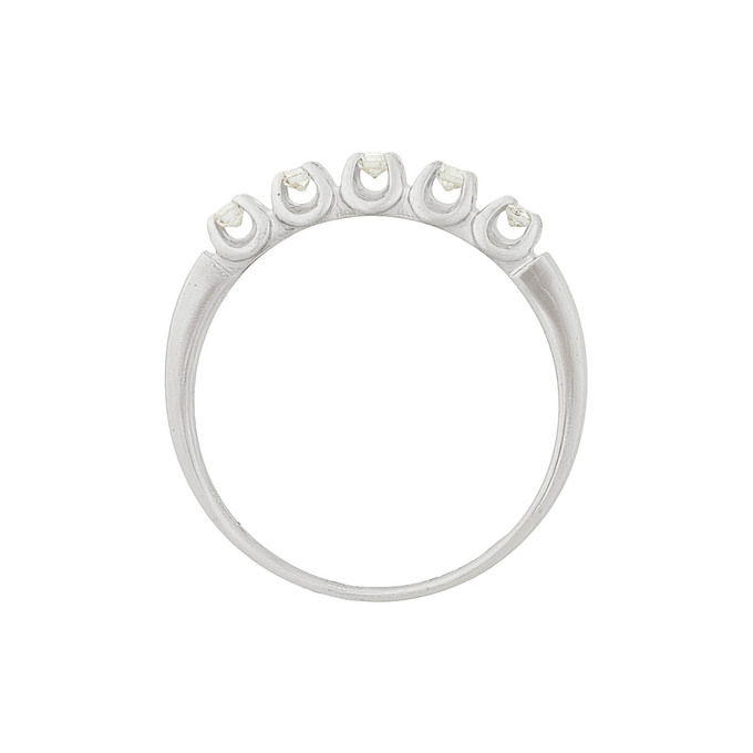 Кольцо из золота 585 пробы c бриллиантами