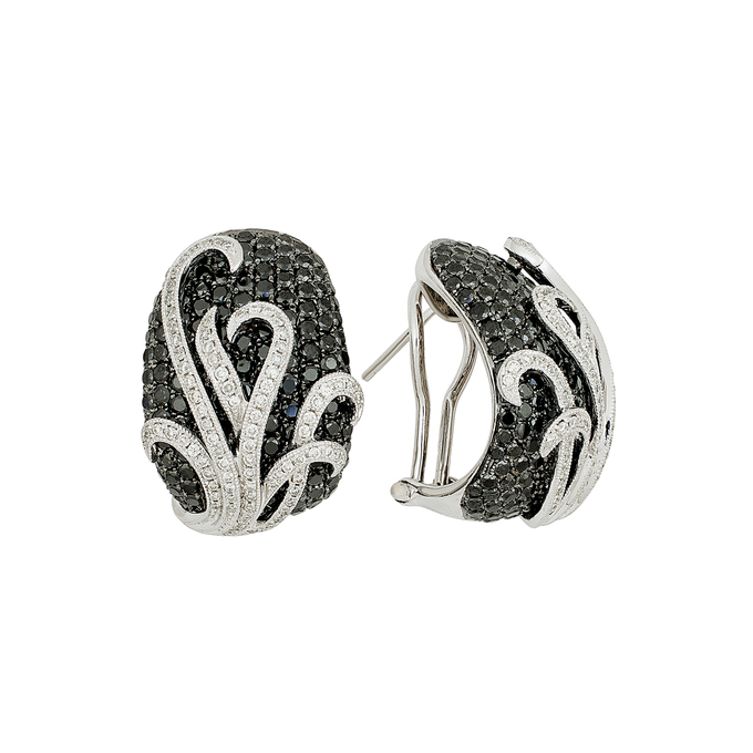 Серьги из золота 585 пробы c бриллиантами, Ц О007 1736 за 250000