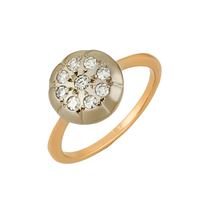 Кольцо из золота 585 пробы c бриллиантами, Л 2812 1386 за 48720