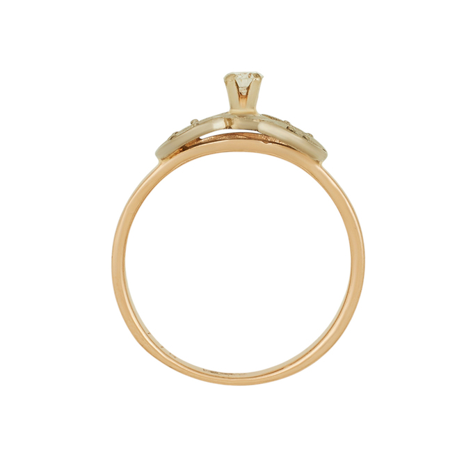 Кольцо из золота 585 пробы c бриллиантами, Л 2311 4729 за 50960