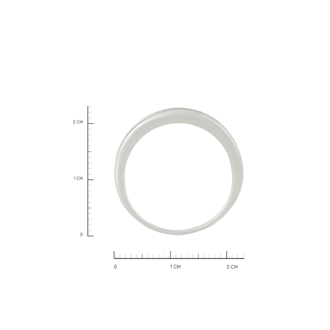 Кольцо из золота 585 пробы c бриллиантами