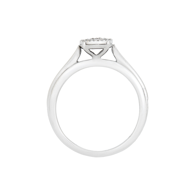 Кольцо из золота 585 пробы c бриллиантами, Л 4710 5548 за 44800