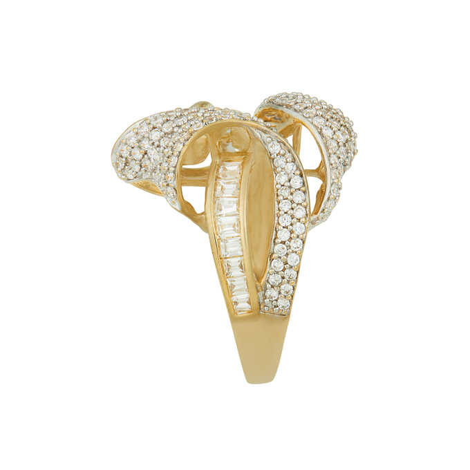 Кольцо из золота 750 пробы c фианитами, Л 2211 2641 за 99040