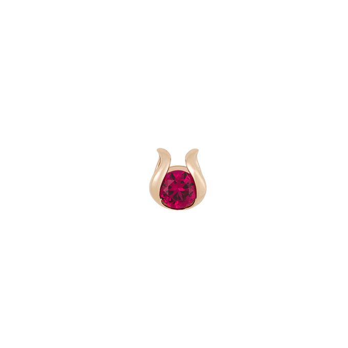 Подвеска из золота 585 пробы c корундом, Л 3705 9608 за 6640