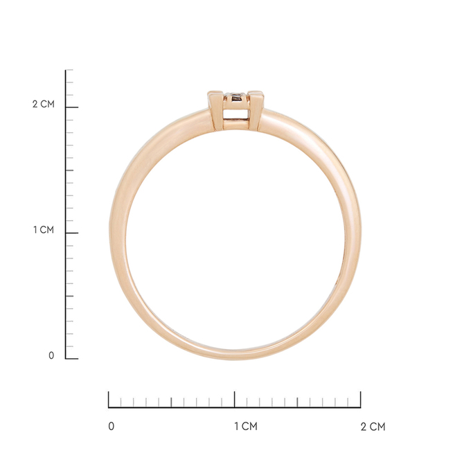 Кольцо из золота 585 пробы c бриллиантами, Л 2912 6520 за 20400