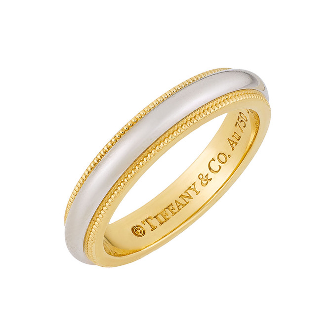 Кольцо Tiffany & Co Milgrain, Л 2812 0291 за 80000