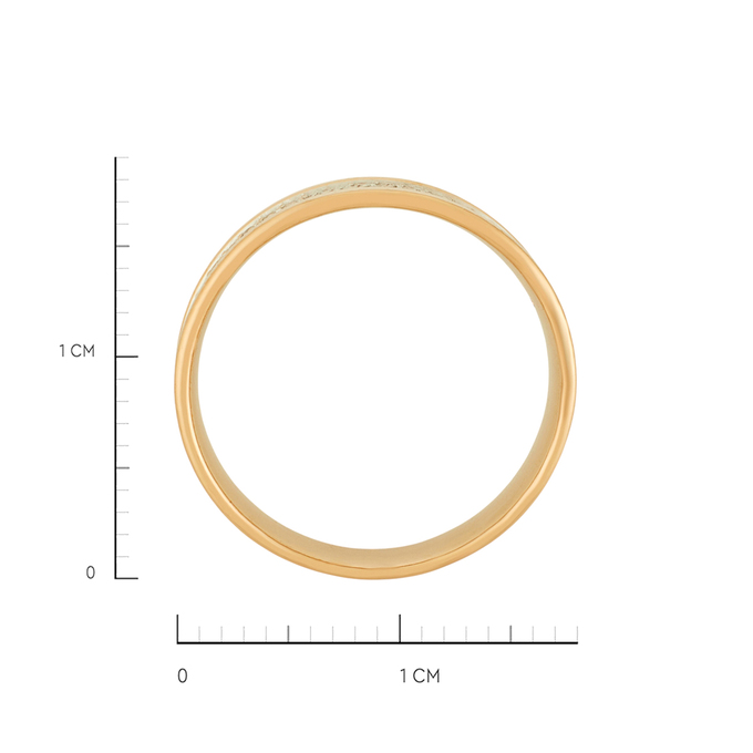 Кольцо из золота 585 пробы c бриллиантами, Л 3911 5059 за 43120