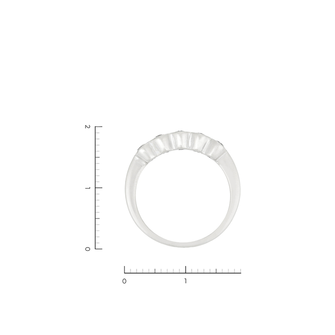 Кольцо из золота 585 пробы c 5 бриллиантами, Л 3010 1220 за 32720