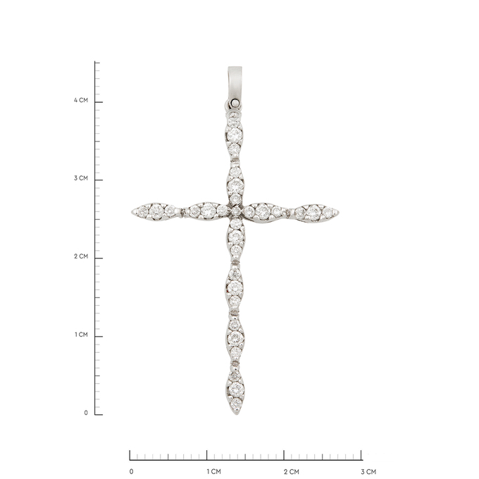 Подвеска из золота 750 пробы c бриллиантами, Л 2812 4435 за 82600