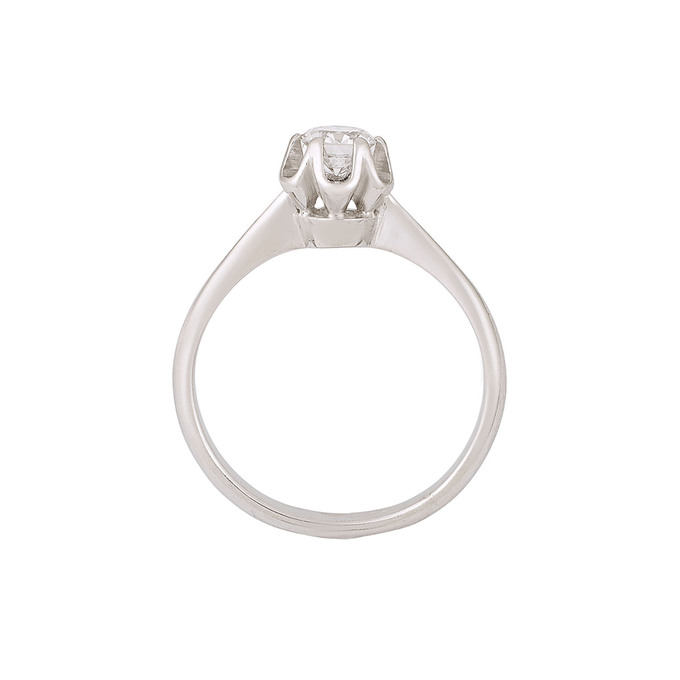 Кольцо из золота 750 пробы c бриллиантом