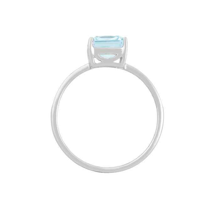 Кольцо из золота 585 пробы c топазом и фианитами, Л 7502 9493 за 18640