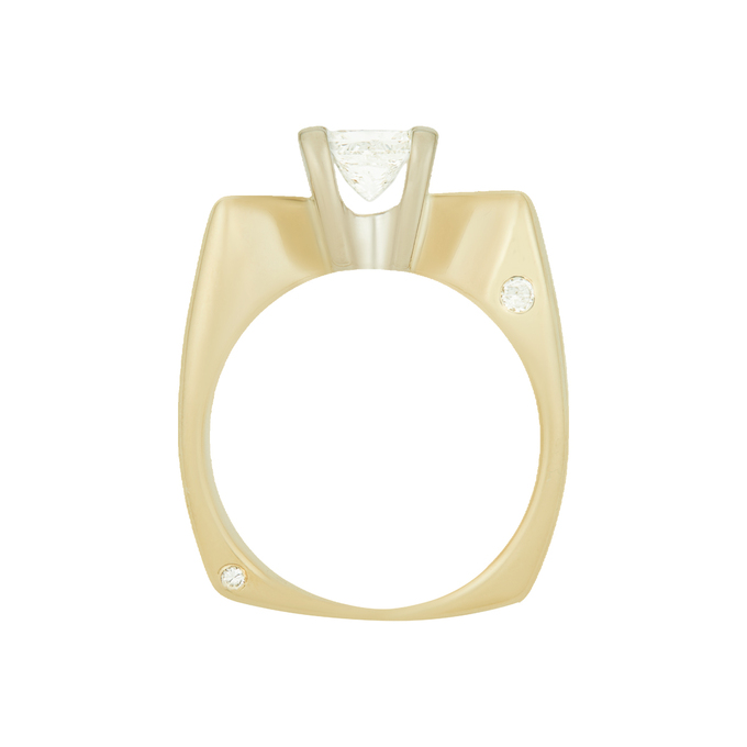 Кольцо из золота 585 пробы c бриллиантами, Л 1804 4902 за 207200