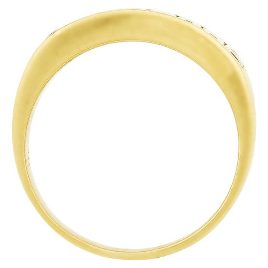 Кольцо из желтого золота 750 пробы c 16 бриллиантами, Л52070786 за 92000