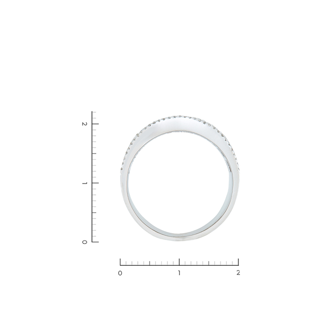 Кольцо из золота 585 пробы c 330 бриллиантами