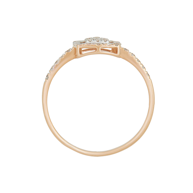 Кольцо из золота 585 пробы c бриллиантами, Л 6600 1709 за 26560