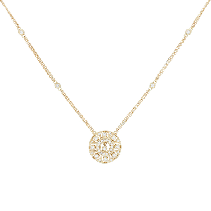 Колье из золота 585 пробы c бриллиантами