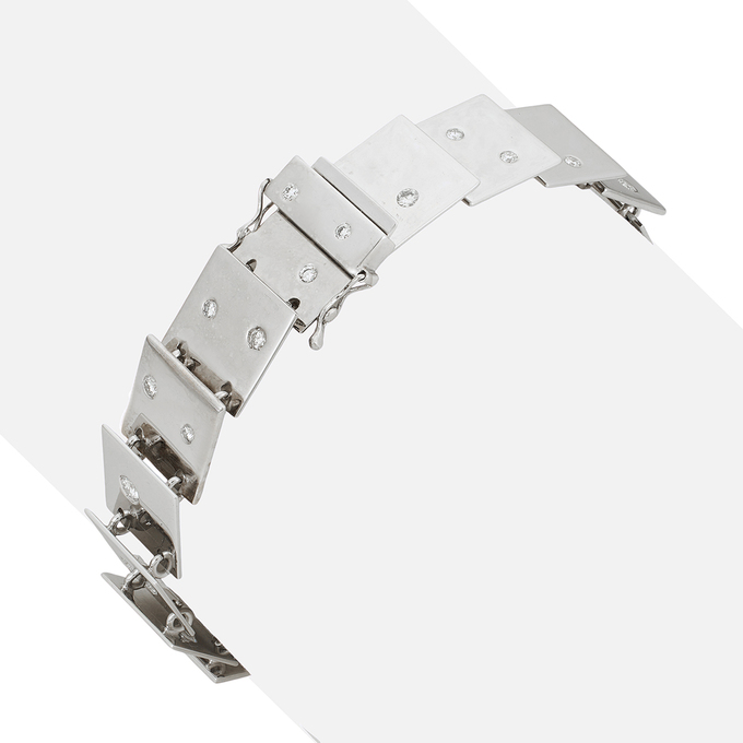 Браслет из золота 585 пробы c бриллиантами, Л 0616 1336 за 250000