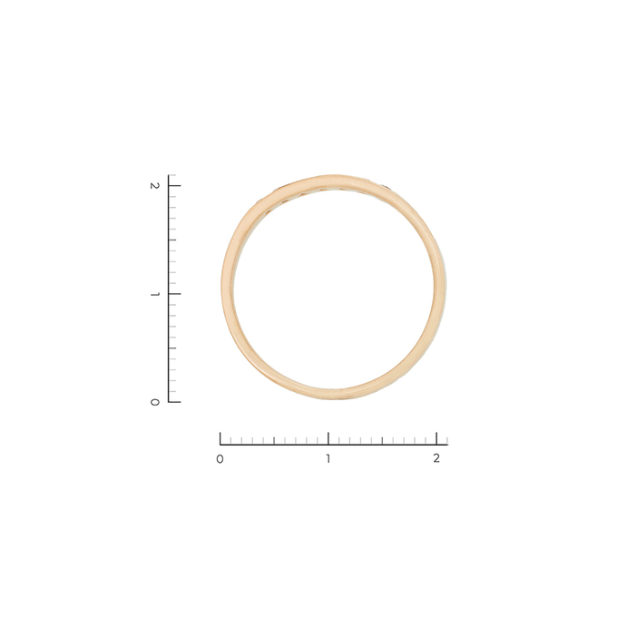 Кольцо из золота 585 пробы c 7 бриллиантами, Л 2315 6947 за 25520