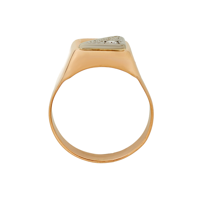 Кольцо из золота 583 пробы c бриллиантом, Л 2812 2891 за 106000