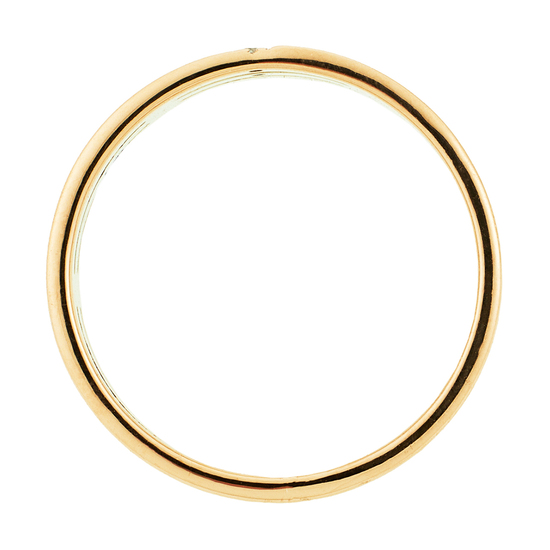Кольцо из комбинированного золота 585 пробы c 3 бриллиантами, Л28083505 за 20340