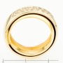 Кольцо из комбинированного золота 750 пробы c 18 бриллиантами Л09032228 фото 4