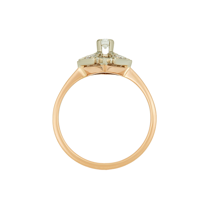 Кольцо из золота 585 пробы c бриллиантами, Л 6602 6076 за 73520