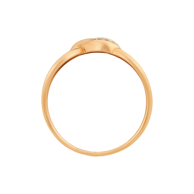 Кольцо из золота 585 пробы c фианитами, Л 2509 0733 за 23600