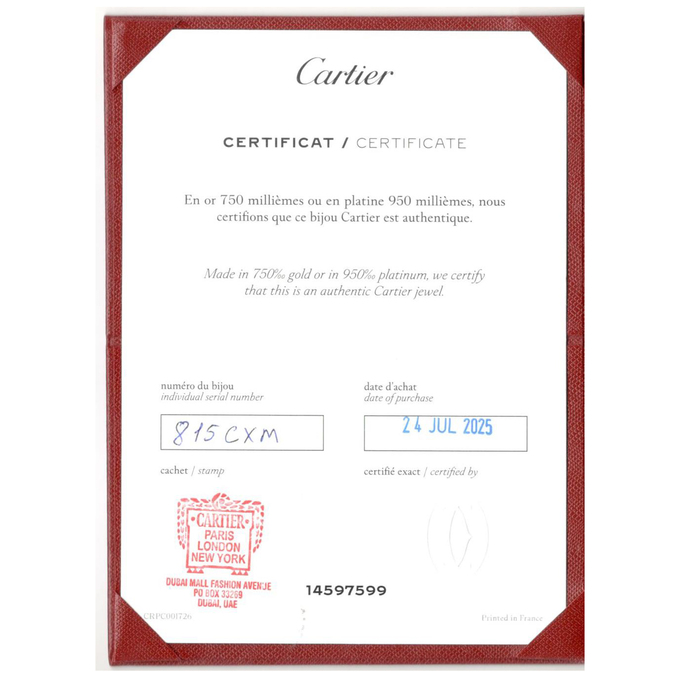 Браслет Cartier Juste un Clou, Л 2812 2159 за 260000