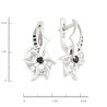Серьги из золота 585 пробы с фианитами