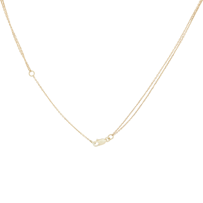 Колье из золота 585 пробы c бриллиантами, Л 7601 4899 за 59000